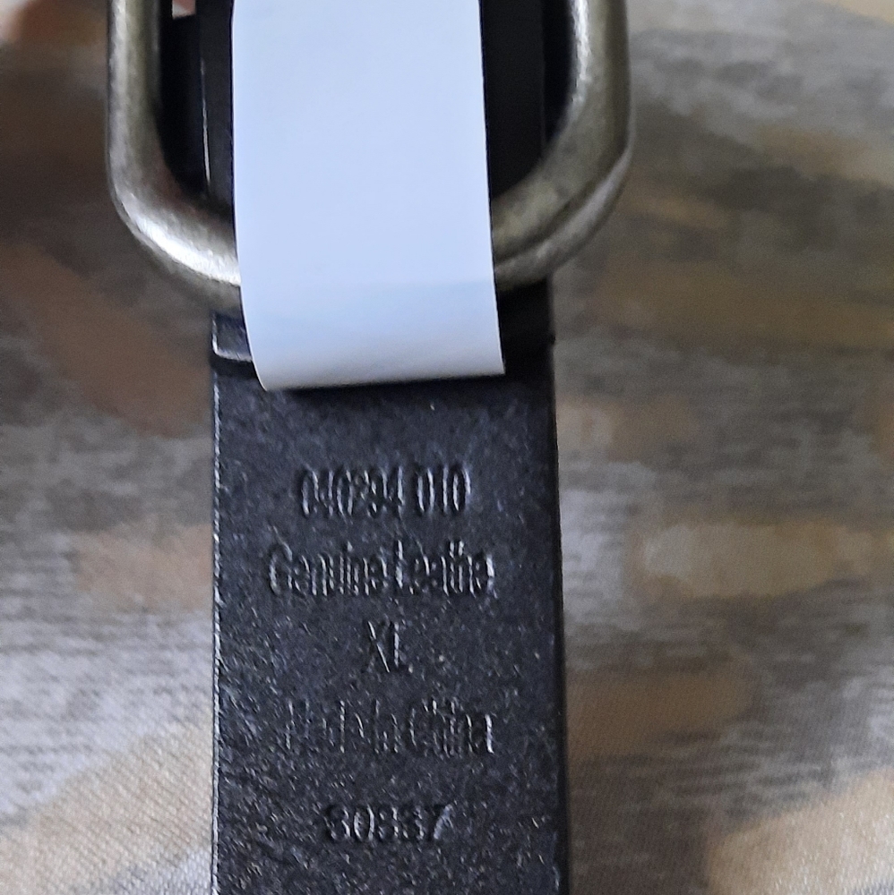 Genuine leather NWT black belt size XL. - Picture 10 of 12
